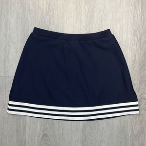 LogoBands Tailgate Navy Mini Skirt (Size: M)